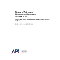 API MPMS Chapter 14.10 Second Edition