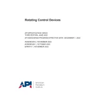 API Spec 16RCD