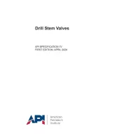 API Specification 7V First Edition PDF