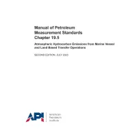 API MPMS Chapter 19.5/EI HM 65 Second Edition 2023