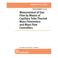 ASME MFC-21.1-2015 (R2020)