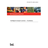 BS PD ISO/TS 14812:2022