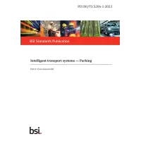 BS PD ISO/TS 5206-1:2023