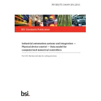 BS PD ISO/TS 14649-201:2011