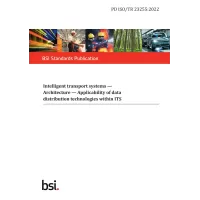 BS PD ISO/TR 23255:2022