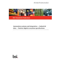 BS PD ISO/TR 20123:2023