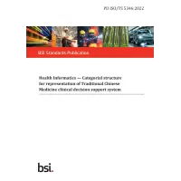 BS PD ISO/TS 5346:2022