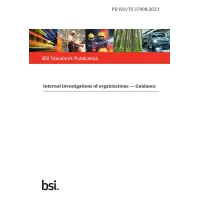 BS PD ISO/TS 37008:2023