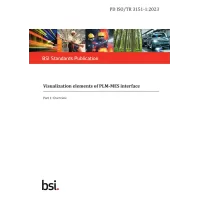 BS PD ISO/TR 3151-1:2023