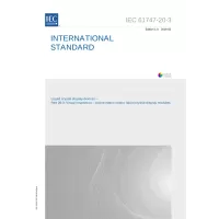 IEC 61747-20-3 Ed. 1.0 en:2016