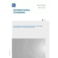 IEC 63075 Ed. 1.0 en:2019