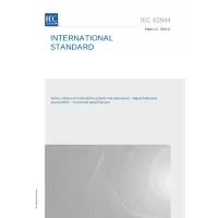 IEC 62944 Ed. 1.0 en:2016