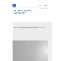 IEC 62930 Ed. 1.0 en:2017