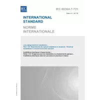 IEC 60364-7-721 Ed. 2.0 b:2017