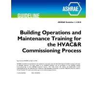 Guideline 1.3-2018 -- Building Operations and Maintenance Training for the HVAC&R Commissioning Process