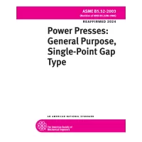 ASME B5.52-2003 (R2024)