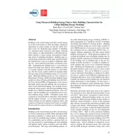 C021 -- Using Measured Building Energy Data to Infer Building Type For Urban Building Energy Modeling