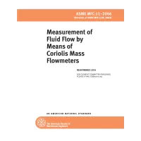 ASME MFC-11-2006 (R2014)