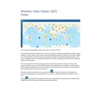 Weather Data Viewer 2021 - Basic Subscription