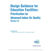 Design Guidance for Education Facilities: Prioritization for Advanced Indoor Air Quality, Version 2.0