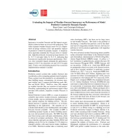 C026 -- Evaluating the Impacts of Weather Forecast Inaccuracy on Performance of Model Predictive Control for Dynamic Facades