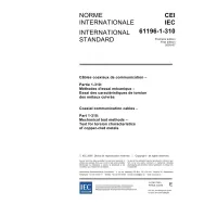 IEC 61196-1-310 Ed. 1.0 b:2005