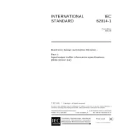 IEC 62014-1 Ed. 1.0 en:2001