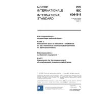 IEC 60645-5 Ed. 1.0 b:2004