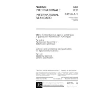 IEC 61156-1-1 Ed. 1.0 b:2001