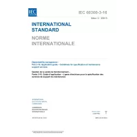 IEC 60300-3-16 Ed. 1.0 b:2008