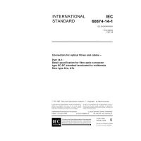 IEC 60874-14-1 Ed. 1.0 en:1997