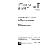 IEC 60050-151 Ed. 2.0 b:2001