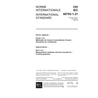 IEC 60793-1-21 Ed. 1.0 b:2001