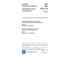 IEC 61241-14 Ed. 1.0 b:2004