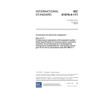 IEC 61076-4-111 Ed. 1.0 en:2002