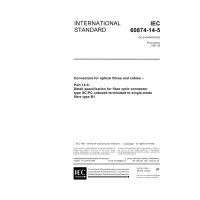 IEC 60874-14-5 Ed. 1.0 en:1997