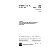 IEC 60874-10-1 Ed. 1.0 en:1997