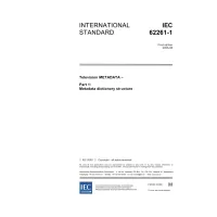 IEC 62261-1 Ed. 1.0 en:2005