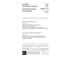 IEC 60947-5-6 Ed. 1.0 b:1999