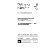 IEC 61204 Ed. 1.1 b:2001