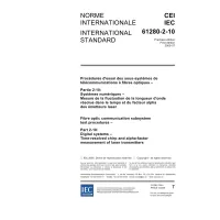 IEC 61280-2-10 Ed. 1.0 b:2005