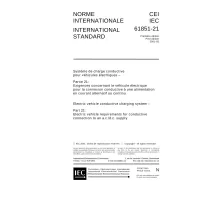 IEC 61851-21 Ed. 1.0 b:2001