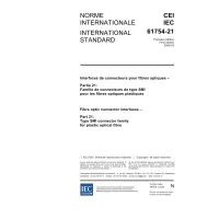 IEC 61754-21 Ed. 1.0 b:2005