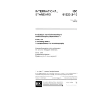 IEC 61223-2-10 Ed. 1.0 en:1999