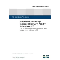 BS PD ISO/IEC TR 13066-3:2012