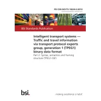 BS PD CEN ISO/TS 18234-2:2013