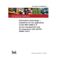 BS PD ISO/IEC TR 90006:2013