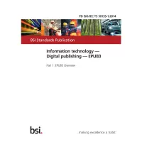 BS PD ISO/IEC TS 30135-1:2014