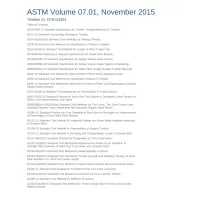 ASTM Volume 07.01:2015