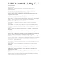 ASTM Volume 04.13:2017